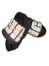 Ugg Black White Sandals Size 5 - photo 2