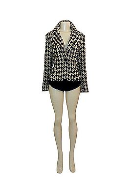 New York & Company New York &amp; Company Houndstooth One-Button Blazer (view 1)