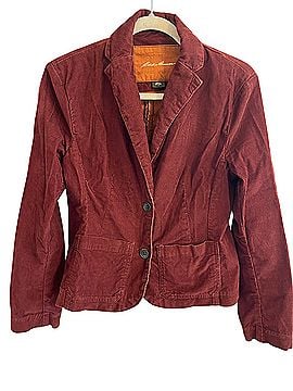 Eddie Bauer cropped cord blazer Jacket (view 1)