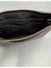 Coach 100% Leather Solid Black Leather Clutch One size - photo 3