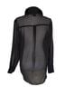 Gap 100% Polyester Black Button-Down Shirt Size S - photo 2