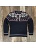 Guide Series Fair Isle Graphic Black White Pullover Sweater Size XS - photo 9