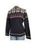 Guide Series Fair Isle Graphic Black White Pullover Sweater Size XS - photo 2