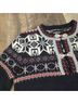 Guide Series Fair Isle Graphic Black White Pullover Sweater Size XS - photo 8