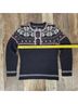 Guide Series Fair Isle Graphic Black White Pullover Sweater Size XS - photo 6