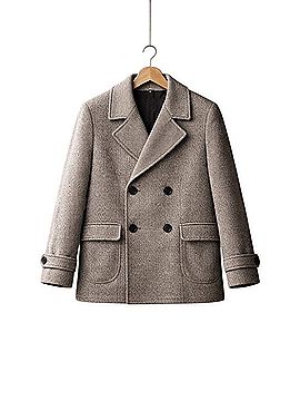 Free People Doublebreasted Soft Lined Coat (view 1)