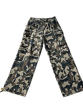 Indah Camouflage Denim Cargo Pants Cargo Pants (view 2)