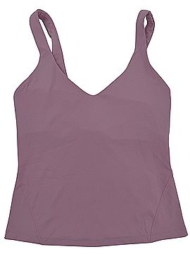 Lululemon Athletica 2018 Align Sleeveless Shelf Bra Top Violet Verbena Purple Mauve S Pilates Yoga Athleisure Casual Sleeveless Top (view 2)