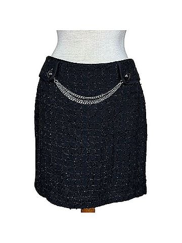White House Black Market Elegant Tweed Mini Skirt Formal Skirt (view 1)