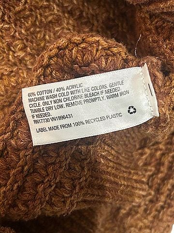 Universal Thread Chunky Crochet Crewneck Sweater Pullover Sweater (view 2)