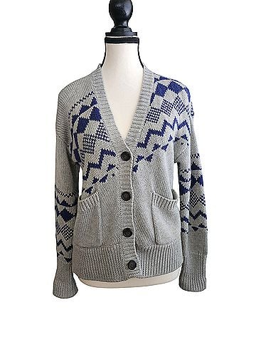 Derek Lam Grey Isle Wool Cardigan (view 1)