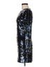 Veronica Beard Black Blue Cocktail Dress Size M - photo 4