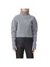 Tibi Two Way Cropped Marled Sweater Turtleneck Sweater - photo 5