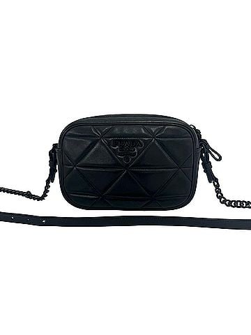 Prada PRADA Prada Logo Hardware Quilted Leather Genuine Chain Mini Shoulder Bag Pouch Black 08752 (view 1)