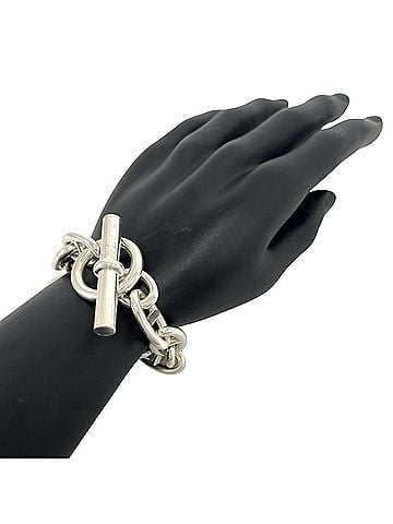 Hermès HERMES Chaine d'Ancre TGM 13-link bracelet, sterling silver 925, men's accessory, silver, 58253 (view 2)