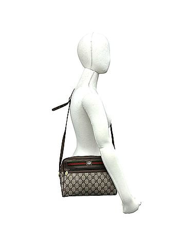 Gucci GUCCI Old Gucci Sherry Line GG Logo Pattern Leather Shoulder Bag/Pouch Brown 14793 (view 2)