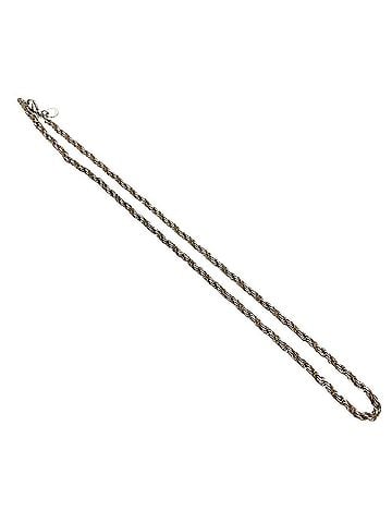 Tiffany & Co. TIFFANY&amp;Co. Tiffany Twist Chain Necklace, Sterling Silver 925, 18K Yellow Gold 750YG, 21382 (view 1)