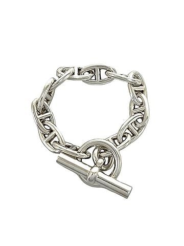Hermès HERMES Chaine d'Ancre GM 12-link bracelet, sterling silver 925, men's accessory, silver, item number 45998 (view 1)