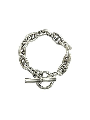 Hermès HERMES Chaine d'Ancre GM 13-link Sterling Silver 925 Chain Bracelet Accessory 32412 (view 1)