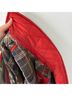 L.L.Bean 100% Polyester Plaid Red Brown Coat Size XL (petite) - photo 6