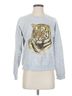 Monrow Animal Print Silver Monrow Sweatshirt Size XS - photo 1