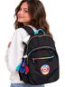Kipling Seoul Truly Black Rainbow Backpack - photo 1