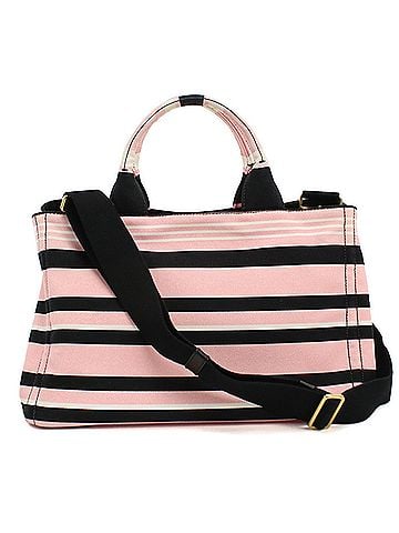 Prada PRADA Prada Tote Bag B1877B 2WAY CANAPA STAMPATE Women's Pink (view 1)