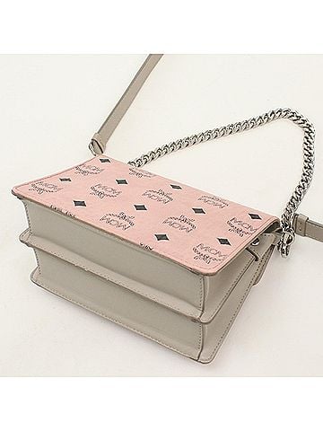 MCM MCM Shoulder Bag MWRBAF002PZ001 Chain Women's Pink (view 2)