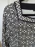 Talbots Print Black White Casual Dress Size 10 - photo 3