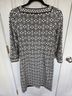 Talbots Print Black White Casual Dress Size 10 - photo 4