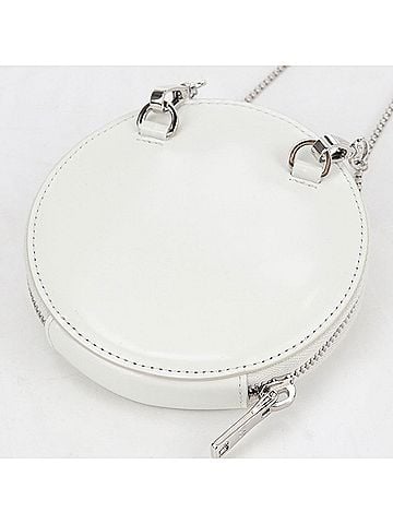 Prada PRADA Prada Shoulder Bag 1NR003 Chain Triangle Logo Women's White (view 2)