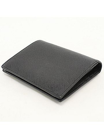 Prada PRADA bi-fold wallet 1MV204 Saffiano leather women's black (view 2)