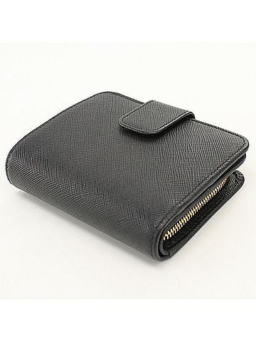 Prada PRADA bi-fold wallet 1ML018 Saffiano multicolor women's black (view 2)