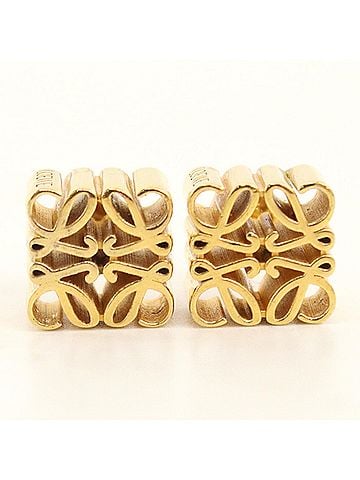 Loewe LOEWE earrings J821239X04 Stud Anagram Women's Gold (view 1)
