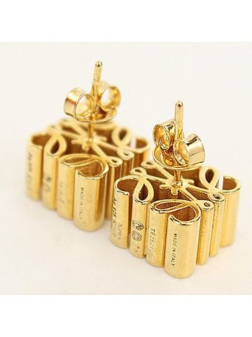 Loewe LOEWE earrings J821239X04 Stud Anagram Women's Gold (view 2)