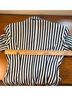 Emanuel Ungaro Stripes Black White Blazer Size 8 - photo 5