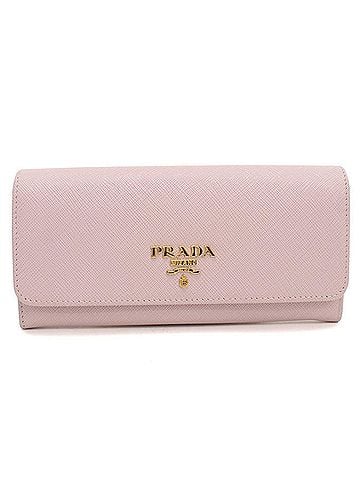 Prada PRADA Prada Bi-fold Long Wallet 1MH132 Saffiano Multicolor Women's Pink (view 1)