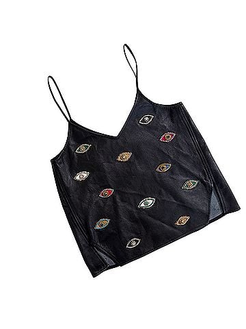 Nicole Miller Leather Top (view 1)
