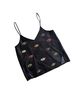 Nicole Miller Black Leather Top Size S - photo 1