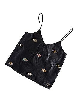 Nicole Miller Leather Top (view 2)