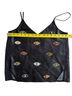 Nicole Miller Black Leather Top Size S - photo 4