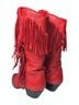 Dingo 100% Leather Red Boots Size 7 - photo 5