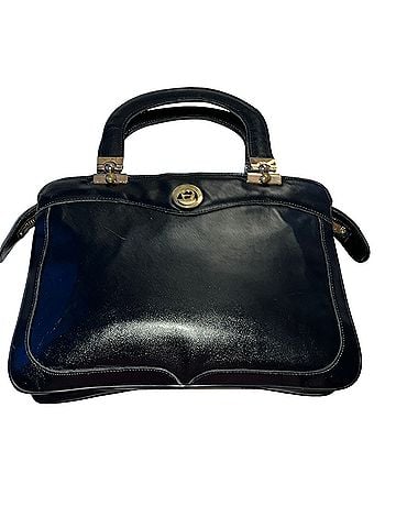 Etienne Aigner Leather Satchel (view 1)