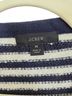 J.Crew Stripes White Blue Casual Sweaters Size M - photo 2