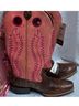 Ariat Pink Brown Boots Size 9 - photo 4