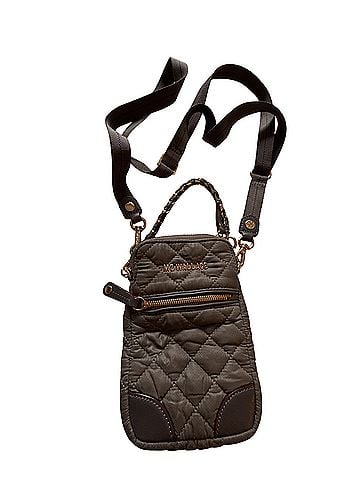 MZ Wallace Micro Crosby Slingbag in color Magnet Leather Crossbody Bag (view 1)