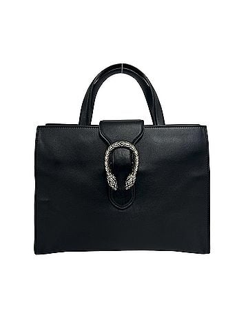 Gucci GUCCI Dionysus motif hardware calf leather genuine handbag tote bag black 50797 (view 1)