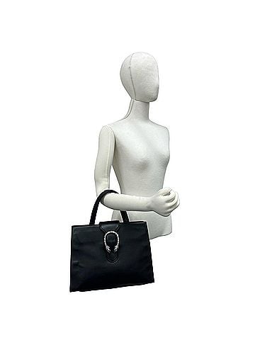 Gucci GUCCI Dionysus motif hardware calf leather genuine handbag tote bag black 50797 (view 2)