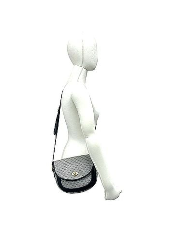 Gucci GUCCI Vintage Micro GG Pattern Leather Shoulder Bag/Pouch, Navy, 99122 (view 2)