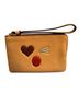 Coach Tan Leather Wristlet One size - photo 1